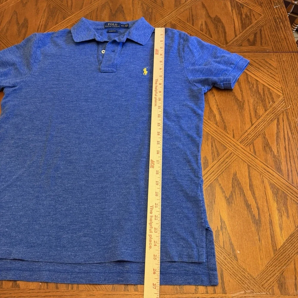 Polo Ralph Lauren Polo Shirt Blue Short Sleeve Sz Medium